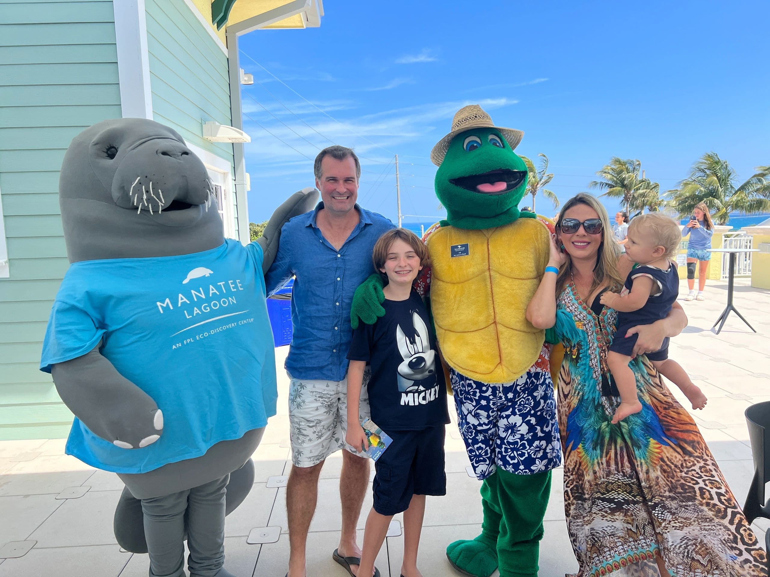 Alexander with family at Manatee Lagoon